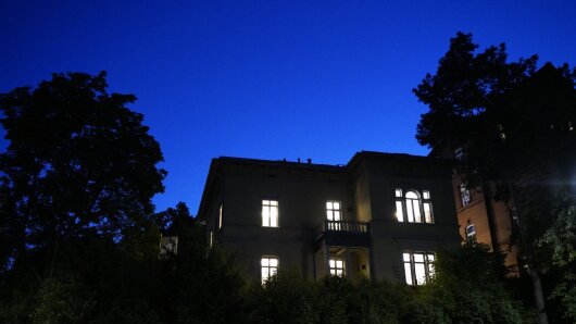 Villa Medusa bei Nacht