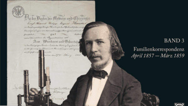 Book cover "Ernst Haeckel. Selected Correspondence, Volume 3"